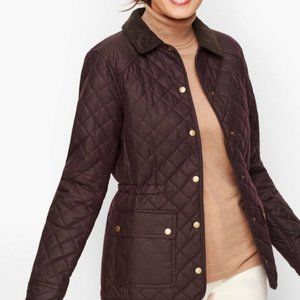 Barbour penshaw waxed quilted barn jacket NWT